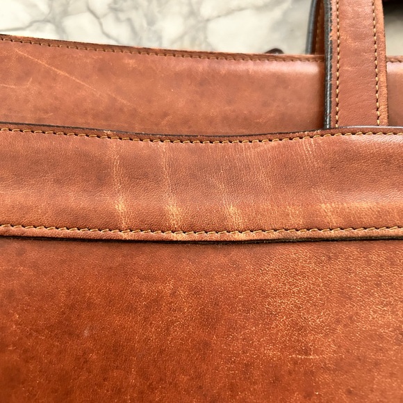 ***SOLD*** VTG 80’s Coach Briefcase British Tan Leather USA No. 1165-364 - Picture 12 of 16